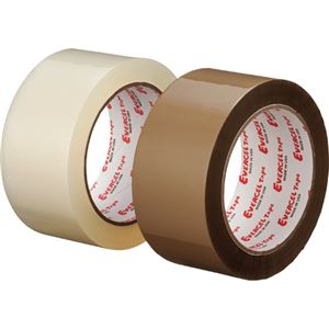（まとめ） 積水化学 エバーセルOPPテープ No.830EV 50mm×50m 茶 P60EB13 1パック（5巻） 【×4セット】