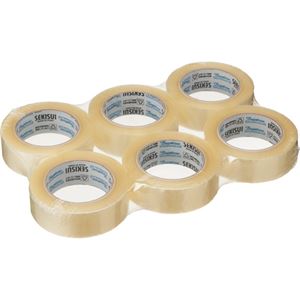 （まとめ） 積水化学 シュープリームテープE No.882 36mm×100m 透明 P30AST2 1パック（6巻） 【×5セット】