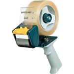 （まとめ） EXCELL ハンドルタイプ テープディスペンサー 50mm幅 EC-203 1個 【×5セット】