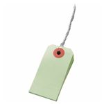 （まとめ） TANOSEE カラー荷札 6号 30×60mm うぐいす 1パック（200枚） 【×5セット】