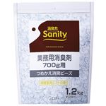（まとめ） エステー サニティー 業務用消臭剤 喫煙室用 ミント 詰替用 1.2kg 1個 【×5セット】