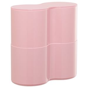 （まとめ） 伊勢藤 トイレットペーパーBOX 2段 ピンク I-521-2P 1個 【×3セット】