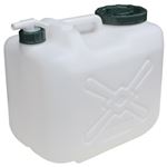 （まとめ） 土井金属 水缶 コック付 20L 1個 【×4セット】