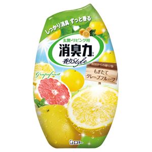 （まとめ） エステー お部屋の消臭力 グレープフルーツ 400ml 1セット（3個） 【×5セット】