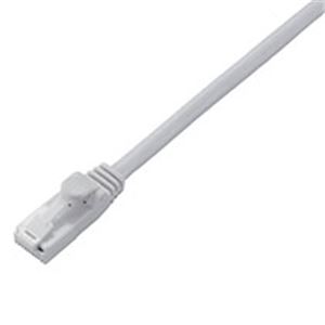 RoHS指令準拠 CAT5E対応 爪折れ防止 LANケーブル 10m／簡易パッケージ仕様（ホワイト）