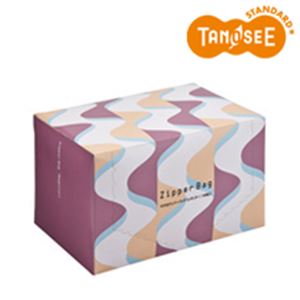 TANOSEE マチ付ジッパーバッグ レギュラー 100枚入
