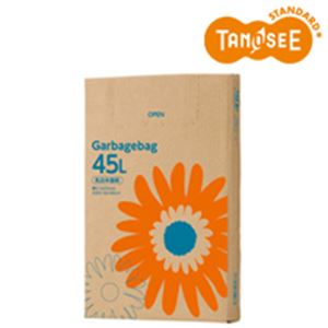 TANOSEE ゴミ袋 乳白半透明 45L 110枚BOX