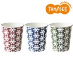（まとめ）TANOSEE 紙コップ Snowflake 205ml 100個入×5パック