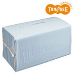 （まとめ）TANOSEE カウンタークロス ブルー 100枚入 ×6パック