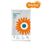 （まとめ）TANOSEE ゴミ袋 乳白半透明 70L 20枚入×20パック