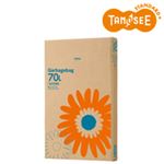 （まとめ）TANOSEE ゴミ袋 乳白半透明 70L 110枚入×4箱