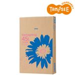 （まとめ）TANOSEE ゴミ袋 乳白半透明 45L 110枚入×6パック