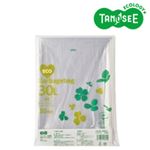 （まとめ）TANOSEE ポリエチレン収集袋 透明 30L 50枚入×15パック
