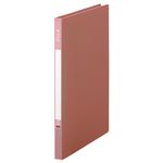 （まとめ） TANOSEE Zファイル（再生PP表紙） A4タテ 100枚収容 背幅17mm ピンク 1冊 【×10セット】