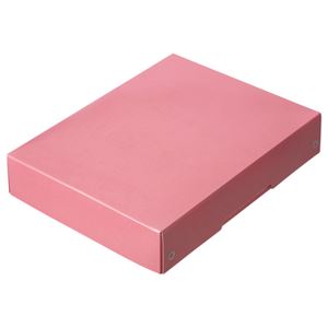 （まとめ） TANOSEE 組み立て型デスクトレー A4 ピンク 1個 【×5セット】
