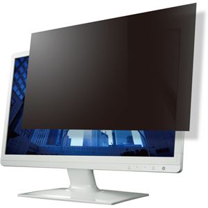 （まとめ） TANOSEE 液晶用 セキュリティ プライバシーフィルター 24.0型ワイド用 1枚 【×3セット】