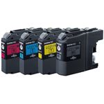 （まとめ） ブラザー BROTHER インクカートリッジ お徳用 4色 LC211-4PK 1箱（4個：各色1個） 【×3セット】