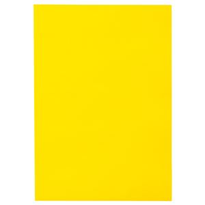 （まとめ） TANOSEE 色画用紙 四つ切 ひまわり 1パック（10枚） 【×15セット】