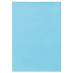 （まとめ） TANOSEE 色画用紙 四つ切 みずいろ 1パック（10枚） 【×15セット】