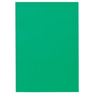 （まとめ） TANOSEE 色画用紙 四つ切 みどり 1パック（10枚） 【×15セット】