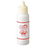 （まとめ） TANOSEE スタンプ台専用補充インキ 30ml 赤 1個 【×10セット】
