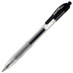 （まとめ） TANOSEE ノック式ゲルインクボールペン 0.5mm 黒 1本 【×20セット】