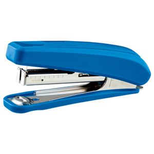 （まとめ） TANOSEE ステープラー 20枚とじ ブルー 1個 【×20セット】