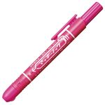 （まとめ） ゼブラ 油性マーカー マッキーノック 細字 ピンク P-YYSS6-P 1本 【×30セット】