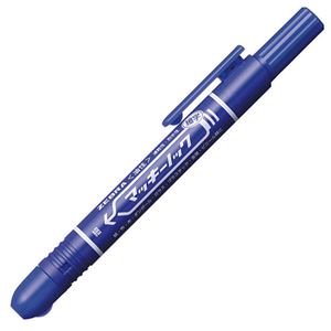 （まとめ） ゼブラ 油性マーカー マッキーノック 細字 青 P-YYSS6-BL 1本 【×30セット】