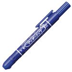 （まとめ） ゼブラ 油性マーカー マッキーノック 細字 青 P-YYSS6-BL 1本 【×30セット】