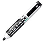 （まとめ） ぺんてる ノック式ハンディ ホワイトボードマーカー 中字丸芯 黒 MWXN5M-A 1本 【×30セット】