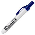 （まとめ） TANOSEE ノック式ホワイトボードマーカー カートリッジタイプ 中字丸芯 青 1本 【×40セット】