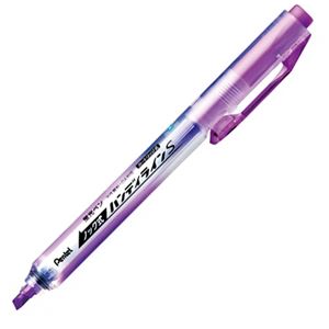 （まとめ） ぺんてる 蛍光ペン ノック式ハンディラインS バイオレット SXNS15-V 1本 【×40セット】