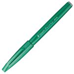 （まとめ） ぺんてる 筆タッチサインペン グリーン SES15C-D 1本 【×40セット】