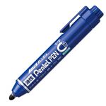 （まとめ） ぺんてる 油性マーカー ノック式ハンディ Pentel PEN 中字丸芯 青 NXN50-C 1本 【×40セット】