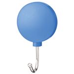（まとめ） ミツヤ カラーマグネットフック 耐荷重約1Kg 青 ME-PMHSK-BU 1個 【×40セット】