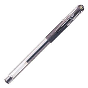 （まとめ） 三菱鉛筆 ゲルインクボールペン ユニボール シグノ 極細 0.38mm ブラウンブラック UM151.22 1本 【×40セット】