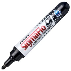 （まとめ） モナミ ホワイトボード用マーカー LIQUID LINE 丸芯 黒 15901 1本 【×50セット】