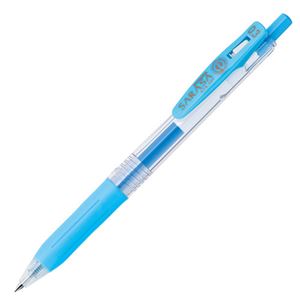（まとめ） ゼブラ ゲルインクボールペン サラサクリップ 0.3mm ライトブルー JJH15-LB 1本 【×60セット】
