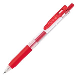 （まとめ） ゼブラ ゲルインクボールペン サラサクリップ 0.3mm 赤 JJH15-R 1本 【×60セット】