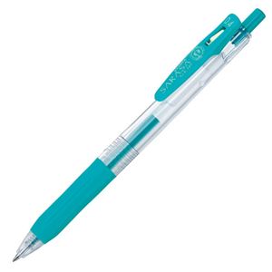 （まとめ） ゼブラ ゲルインクボールペン サラサクリップ 0.4mm ブルーグリーン JJS15-BG 1本 【×60セット】