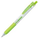（まとめ） ゼブラ ゲルインクボールペン サラサクリップ 0.4mm ライトグリーン JJS15-LG 1本 【×60セット】