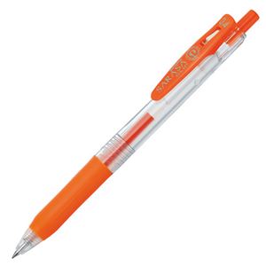 （まとめ） ゼブラ ゲルインクボールペン サラサクリップ 0.4mm レッドオレンジ JJS15-ROR 1本 【×60セット】