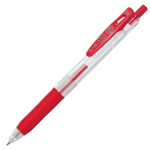 （まとめ） ゼブラ ゲルインクボールペン サラサクリップ 0.4mm 赤 JJS15-R 1本 【×60セット】