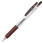 （まとめ） ゼブラ ゲルインクボールペン サラサクリップ 0.4mm 茶 JJS15-E 1本 【×60セット】