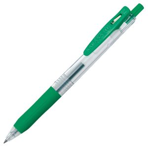 （まとめ） ゼブラ ゲルインクボールペン サラサクリップ 0.4mm 緑 JJS15-G 1本 【×60セット】