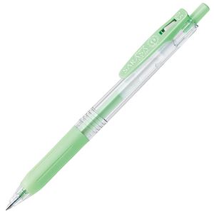 （まとめ） ゼブラ ゲルインクボールペン サラサクリップ 0.5mm ミルクグリーン JJ15-MKG 1本 【×60セット】