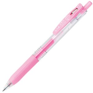 （まとめ） ゼブラ ゲルインクボールペン サラサクリップ 0.5mm ミルクピンク JJ15-MKP 1本 【×60セット】