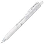 （まとめ） ゼブラ ゲルインクボールペン サラサクリップ 0.5mm ミルクホワイト JJ15-MKW 1本 【×60セット】