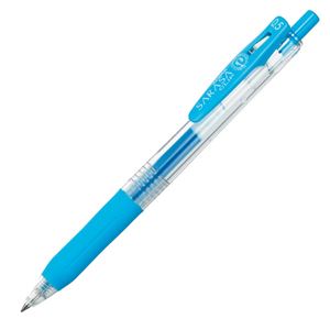 （まとめ） ゼブラ ゲルインクボールペン サラサクリップ 0.5mm ライトブルー JJ15-LB 1本 【×60セット】